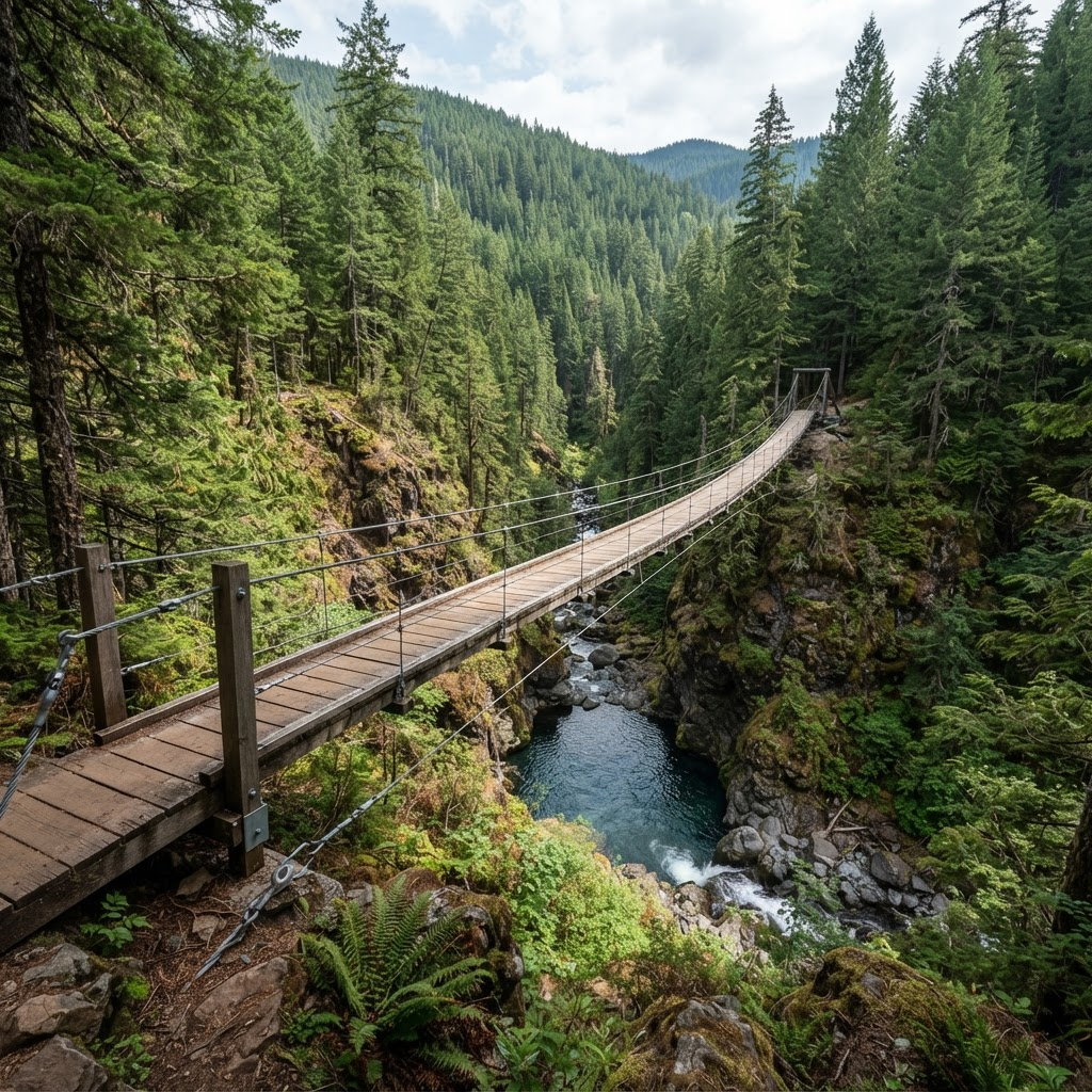 Blowout Creek Bridge (Detroit Lake)